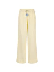 Chelsea Peers Yellow Cotton Butter Stripe Trousers - Image 5 of 5