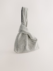 Silver Sparkle Wristlet Hand Held Bag - Image 2 of 6