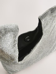 Silver Sparkle Wristlet Hand Held Bag - Image 6 of 6