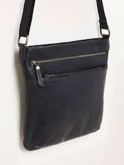 FatFace Black Allie Leather Crossbody Bag - Image 2 of 3