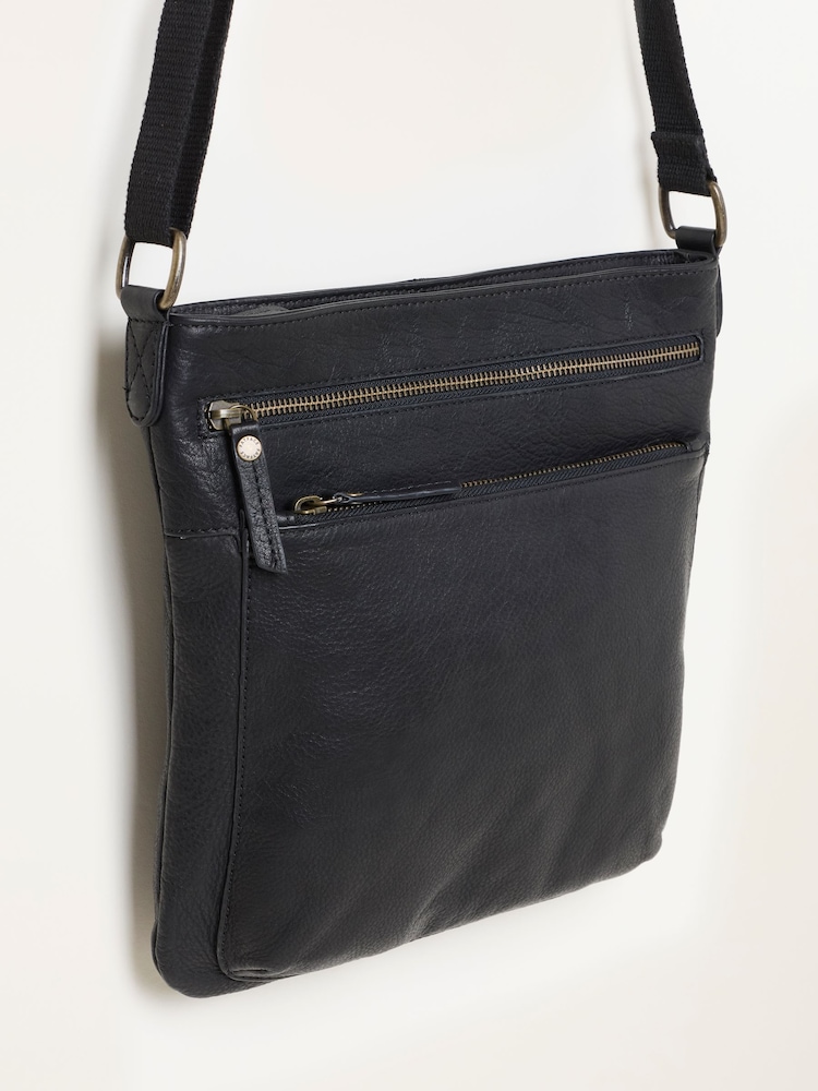 FatFace Black Allie Leather Crossbody Bag - Image 2 of 3