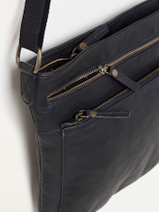 FatFace Black Allie Leather Crossbody Bag - Image 3 of 3