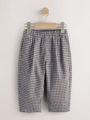Blue Harlequin Barrel Pull On Trousers (3mths-7yrs) - Image 1 of 4