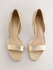 Gold Forever Comfort® Two Part Heeled Sandals - Image 2 of 5