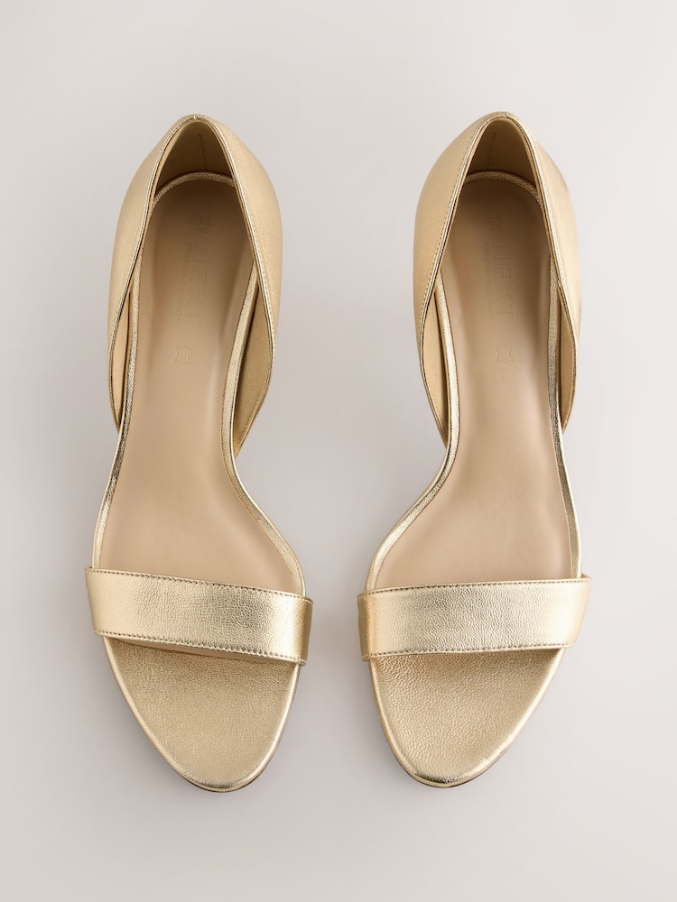 Gold Forever Comfort® Two Part Heeled Sandals - Image 2 of 5