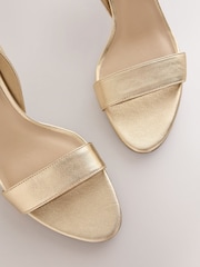 Gold Forever Comfort® Two Part Heeled Sandals - Image 4 of 5