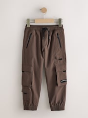 Chocolate Brown Cargo Premium Trousers (3-16yrs) - Image 6 of 9