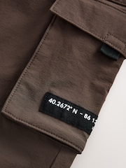 Chocolate Brown Cargo Premium Trousers (3-16yrs) - Image 8 of 9