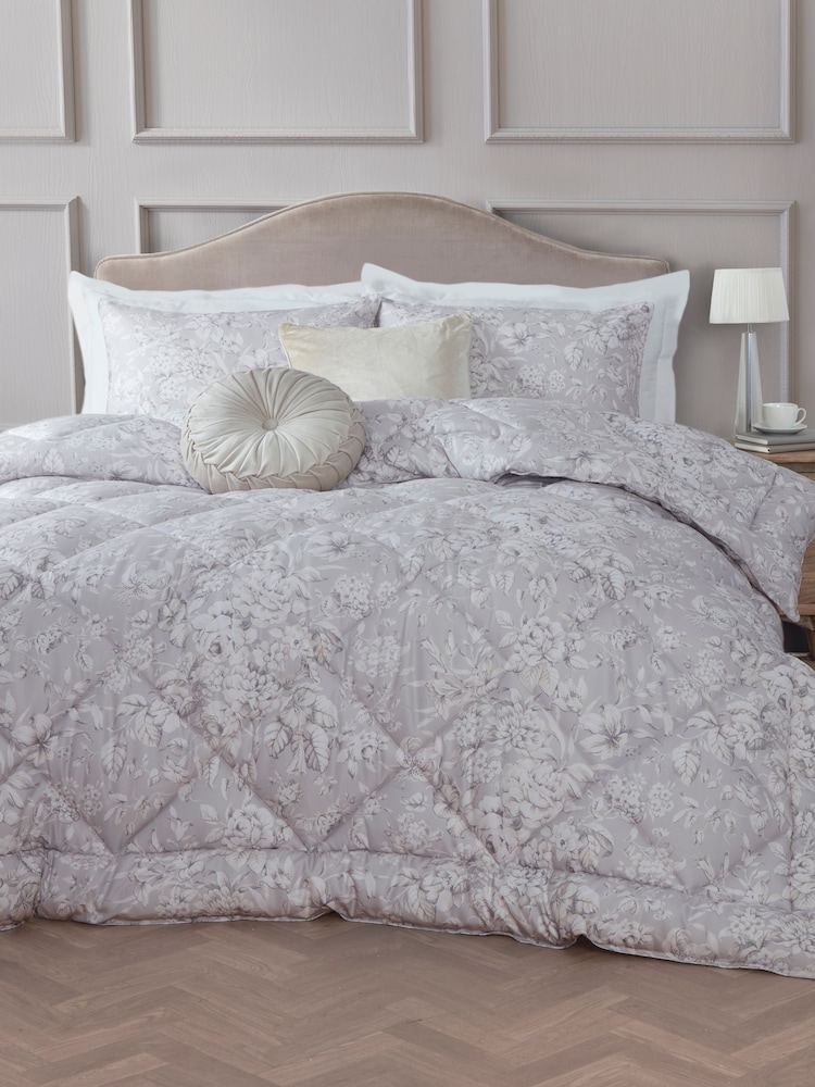 Laura Ashley Heledd Blooms Natural 10.5 Tog Coverless Duvet Set - Image 1 of 4 Laura Ashley Heledd Blooms Natural 10.5 Tog Coverless Duvet Set - Image 1 of 4
