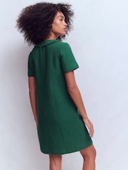 Boden Green Evita Cotton Shift Dress - Image 3 of 5