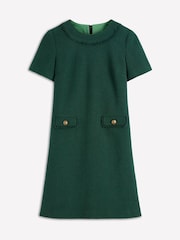Boden Green Evita Cotton Shift Dress - Image 5 of 5