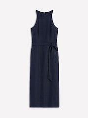 Boden Blue Rosa Halter Linen Midi Dress - Image 5 of 5