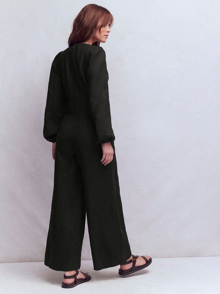 Boden Lola Linen Jumpsuit - Image 2 of 5