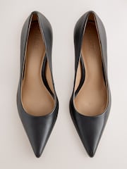 Black Forever Comfort® Leather Lined Mid Court Heels - Image 2 of 5