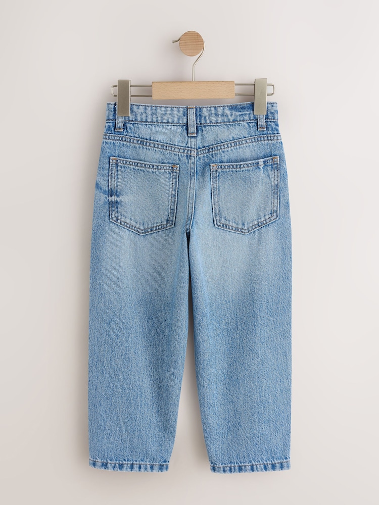 Light Blue Denim Baggy Tapered Authentic Jeans (3-16yrs) - Image 2 of 4