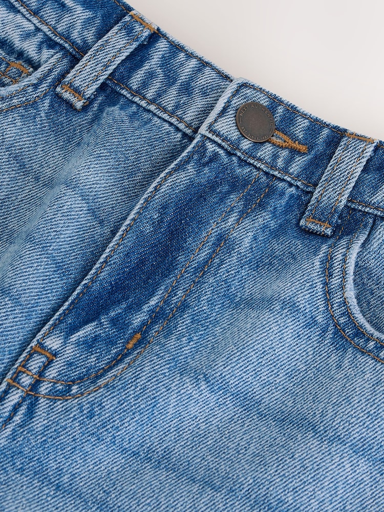 Light Blue Denim Baggy Tapered Authentic Jeans (3-16yrs) - Image 4 of 4