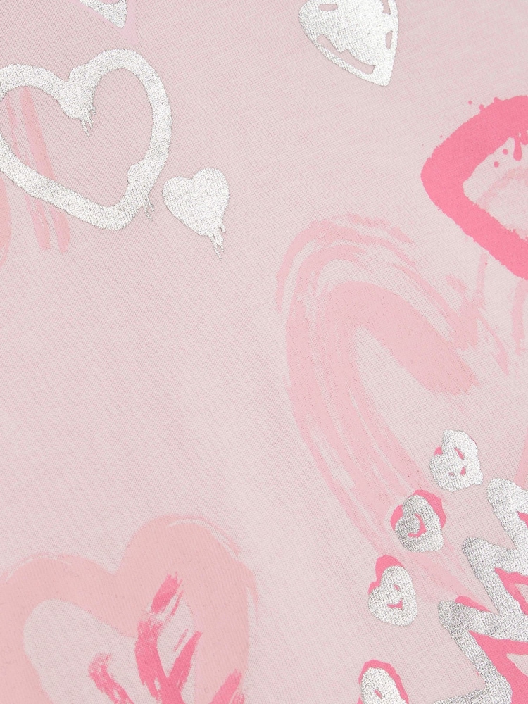 River Island Pink Graffiti T-Shirt - Image 4 of 4