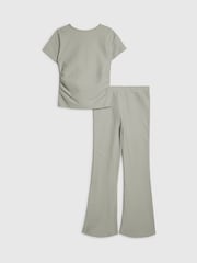 Grønn - River Island Texture Baby T-skjorte og Kickflare-sett - Bilde 2 av 5