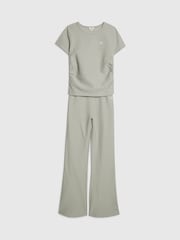 Grønn - River Island Texture Baby T-skjorte og Kickflare-sett - Bilde 3 av 5