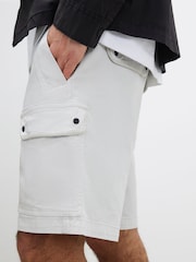 River Island Grey Regular Fit Cargo Shorts - Image 3 of 4