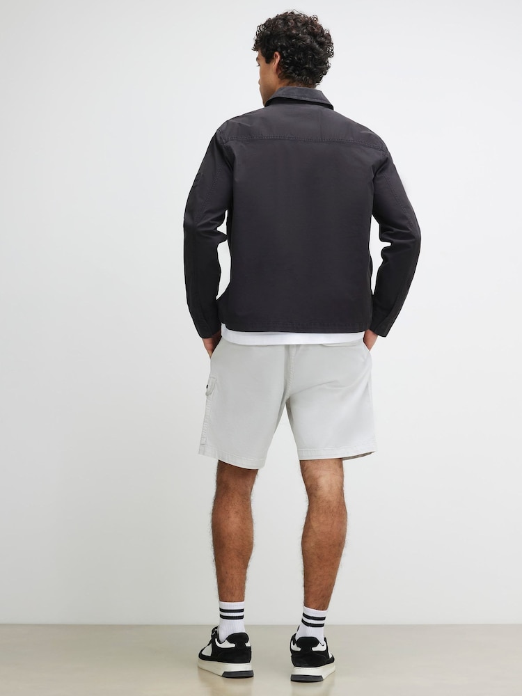 River Island Grey Regular Fit Cargo Shorts - Image 4 of 4
