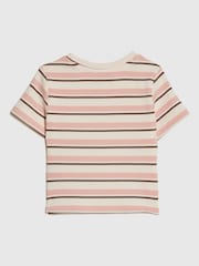 River Island Pink Stripe Baby T-Shirt - Image 2 of 4