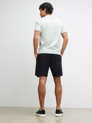 River Island Black Linen Look Pull On Shorts - Image 2 of 4