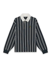 Lyle & Scott Vertical Stripe Rugby Sweat Top - صورة 1 من 1