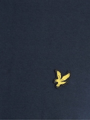 Lyle & Scott Blue Boxy Fit Long Sleeve T-Shirt - Image 6 of 6