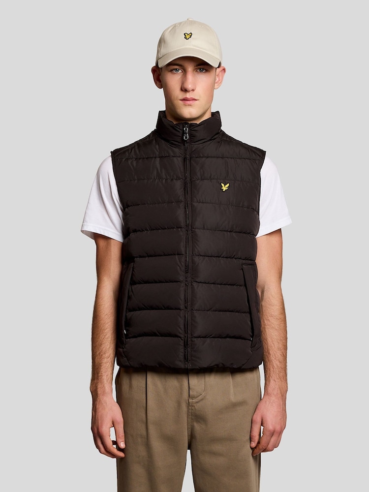 Lyle & Scott Black Quilted Gilet - Image 1 of 6