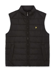 Lyle & Scott Black Quilted Gilet - Image 5 of 6