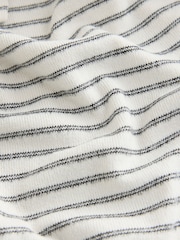 Light Grey Stripe Cosy Lightweight Dressing Gown - Image 2 of 3