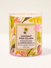 Bath & Body Works Coconut Pina Colada Single Wick Candle 227g - Image 1 of 2
