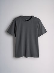 The Set 4 Pack Lightweight Short Sleeve T-Shirts Grey/White - Image 2 of 7
