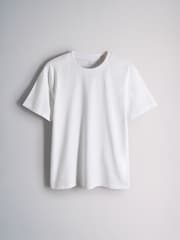The Set 4 Pack Lightweight Short Sleeve T-Shirts Grey/White - Image 3 of 7