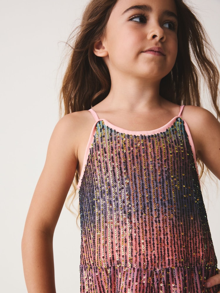 متعدد الألوان - Sequin Jumpsuit (3-16yrs) - صورة 4 من 4 متعدد الألوان - Sequin Jumpsuit (3-16yrs) - صورة 4 من 4