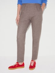 Jigsaw Natural Stretch Flannel Track Trousers - Image 1 of 4