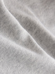Grey Overarm Stripe Quarter Zip Jumper - Image 8 of 8