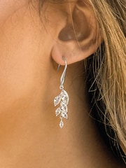 أقراط Kewswick بلون معدني من Ivory & Co - صورة 2 من 4