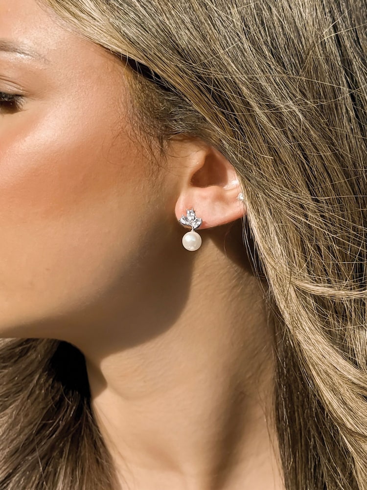 Ivory & Co Silver Tone Denver Earrings - Image 2 of 4