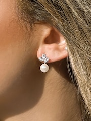 Ivory & Co Silver Tone Denver Earrings - Image 3 of 4
