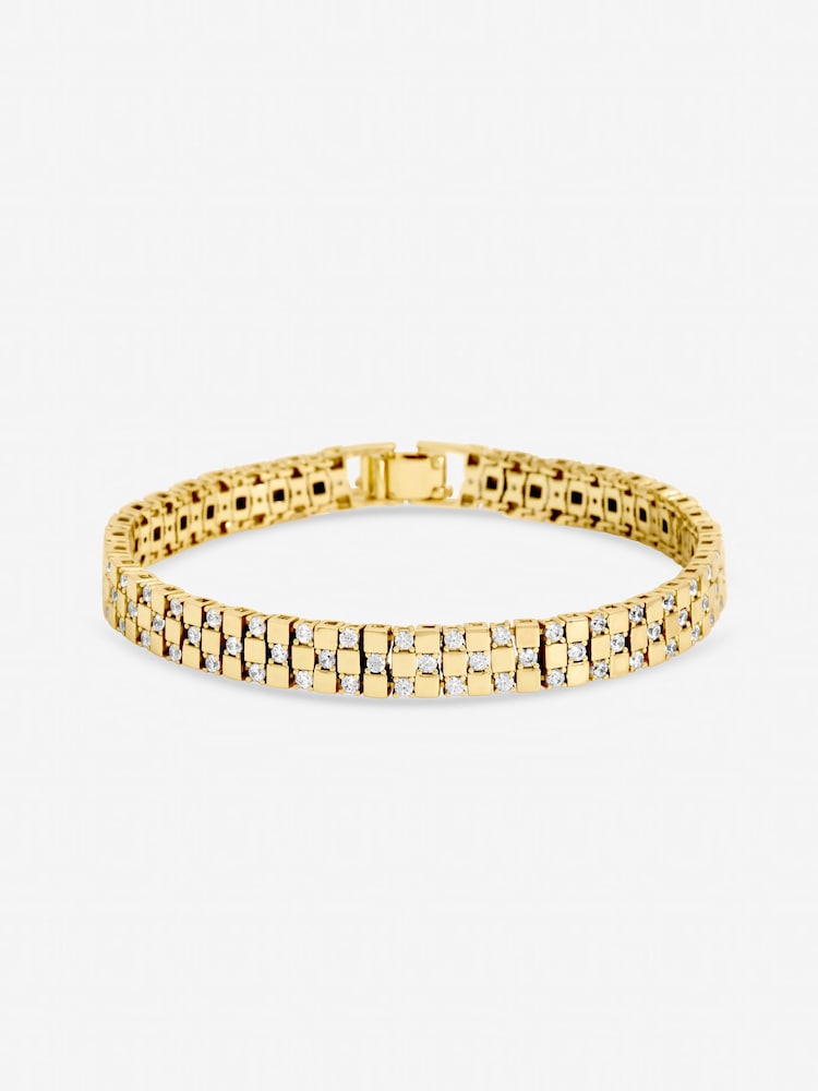 Jon Richard Gold Tone Crystal Bracelet - Image 1 of 3