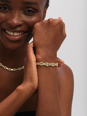 Jon Richard Gold Tone Crystal Bracelet - Image 2 of 3