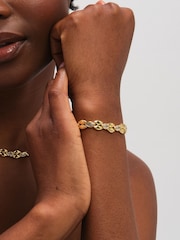 Jon Richard Gold Tone Crystal Bracelet - Image 3 of 3