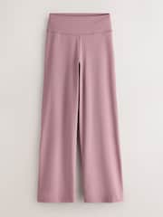 self. Mauve Pink Wide High Waist Leggings - Image 5 of 7