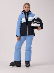 CMP Striped Colour Block Waterproof Ski Jacket And Trousers Set - 3şəkildən 1 şəkil