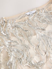 Silver Tassel Embellished Long Sleeved Cape Top - Image 7 of 8