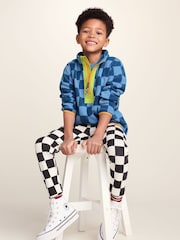 Tog 24 Blue Kids Brecknock Shaun The Sheep Print Zip Neck Fleece - Image 4 of 6