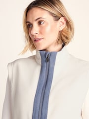 Tog 24 Cream Arrad Fleece Gilet - Image 5 of 7