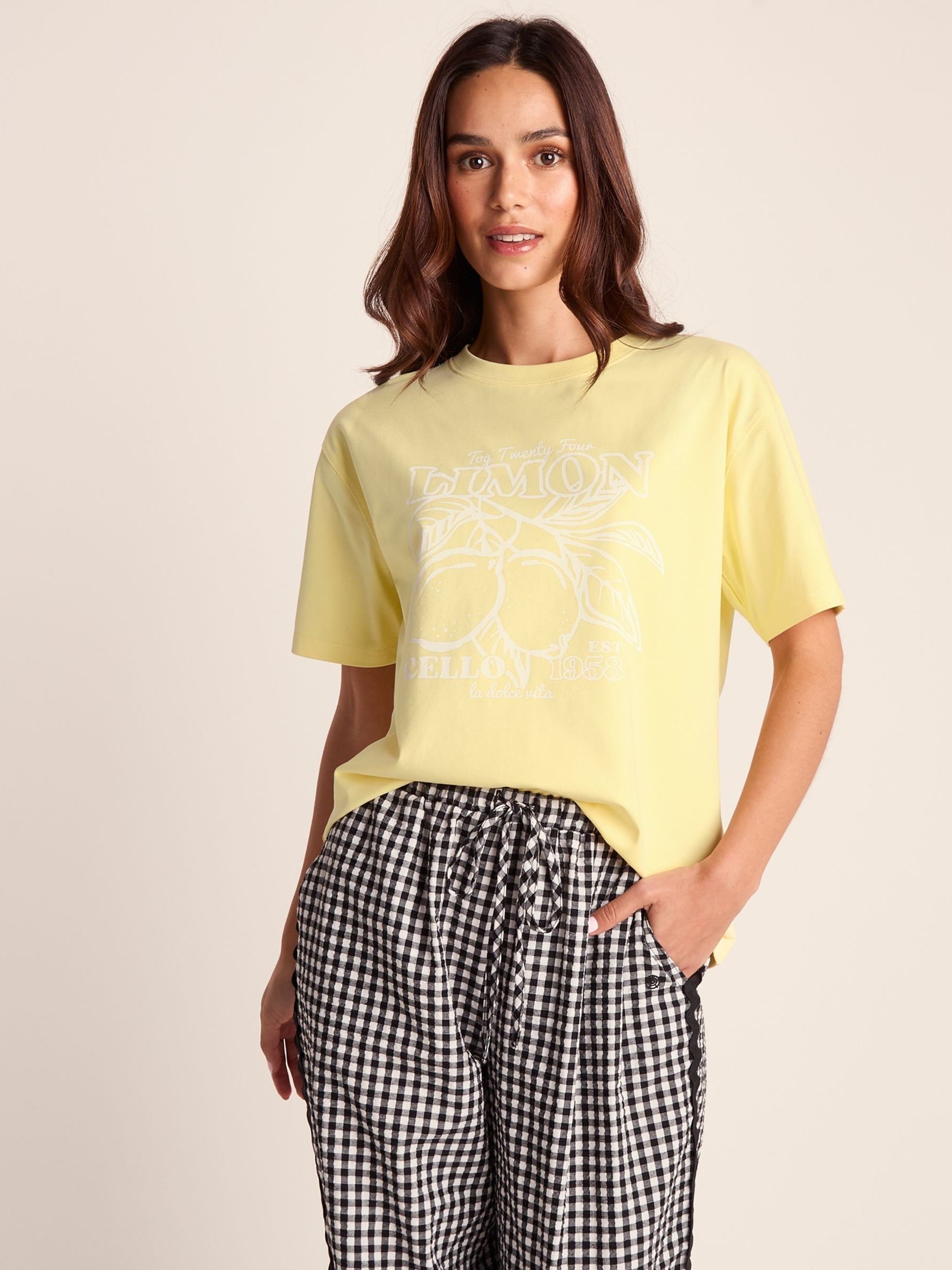 Tog 24 Women's Yellow Cello Premium Supersoft T-Shirt - Image 1